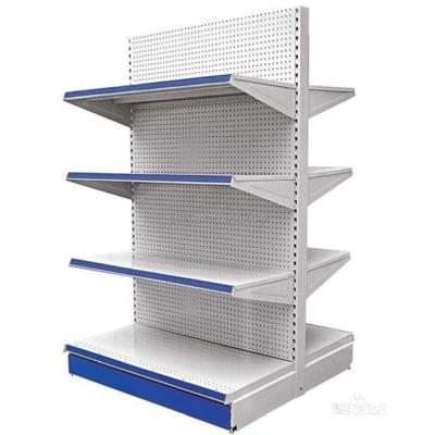 China RH-HSPB02 Four Double Sided Double Sided Tires Shelf 1200*1000*1600mm Double Sided Perforated Shelf for sale