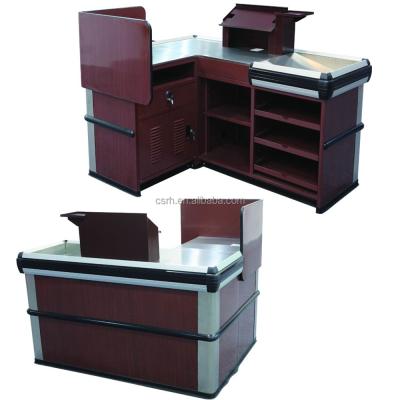 China RH-CR126 Store Supermarket Cashier Desk RH-CR126 1500*1150*850 mm RH-CR126 for sale