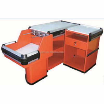 China RH-CR010 cold rolled steel 1800*600*850mm checkout counters customer service counter for sale