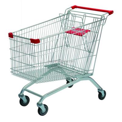 China Unveiling RH-SE240 1090*590*1090mm Grocery Supermarket Handcart Large Size 240L Shopping Trolley for sale