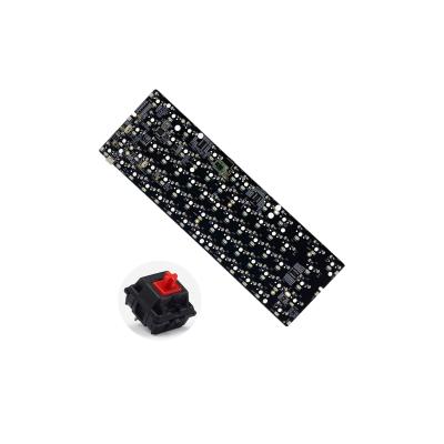 China OEM 60% Electronic Products GK61XS China PCBA Original Assembly Hot Layout Design RGB Custom Type C Exchange PCB for sale