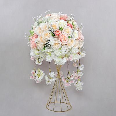 China Factory natural supply touch DKB-44102 artificial peony flower wedding table centerpieces flower ball for sale