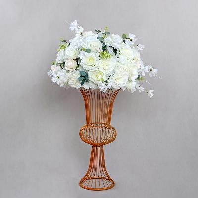 China DKB-44103 Touch DKB-44103 Natural Wholesale High Quality Artificial Flower Table Centerpiece Wedding Artificial Flower Ball for sale