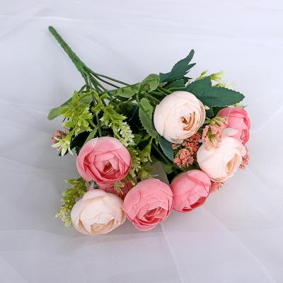 China Contact DKB-259002 Natural Factory Supply Wedding Decoration Artificial Rose For Valentine's Day 9 for sale