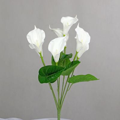 China Beautiful Colorful Simple Calla Lily Artificial Flower Wedding Home Decoration for sale