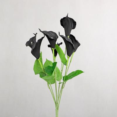 China Factory Supply Natural Touch DKB-217003 Calla Lily Artificial Flower For Home Real Touch Calla Lily Wedding Decoration for sale