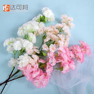 China Cherry Blossom Artificial New Simulation hand made Cherry Blossom Flower Head Soap flower gift box bouquet decorative Artificia flowers for sale