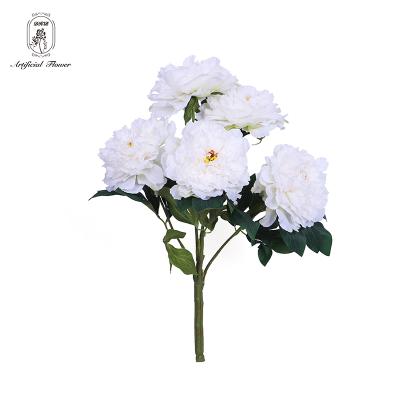 China Natural wholesale artificial silk flower manufacturer simulation touch flower peony touch wedding decoration home flowers for sale