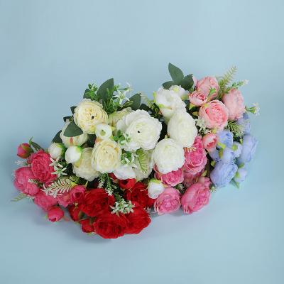 China The beautiful colorful artificial flowers Rose Imported From China Home flowers Rose Beautiful Flowers artificial for sale