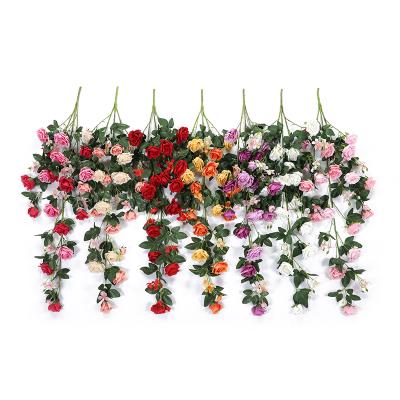 China Fabric Rose Real Touch Artificial Rosas Feel Artificial Rose Salon Decorated Natural Touch Artificiales Beautiful for sale