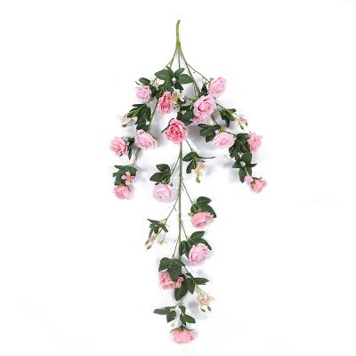 China Artificial Flower Natural Wisteria Factory Supply Factory Touch Bulk Artificial Flower For Decoration Wall Flowers for sale