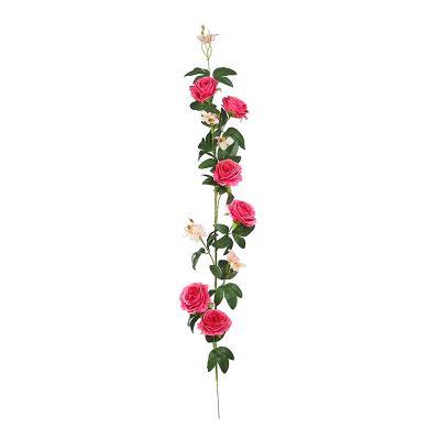 China Wholesale natural white home decoration wedding rose artificial flower touch DKB-G0803 fake peony Rose Flower for sale