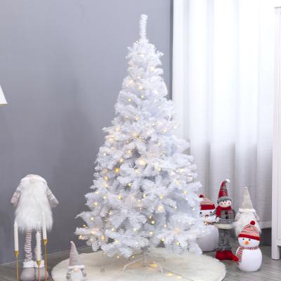 China Hand Made Christmas LED Home Decoration Light Green WHITE Colorful PVC Fiber Optic Christmas Tree Leaves 180cm With CE RoHS for sale