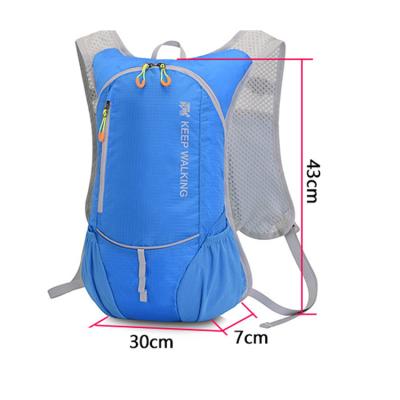 China Running Backpack Waterproof Marathon Delivery Bag Recycling Traveling Camping For Unisex for sale