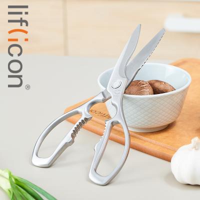 China Kithchen Multifunctional Liflicon Scissors Universal Heavy Duty Stainless Steel Chicken Meat Bone Shears Kitchen Scissors For Cooking for sale