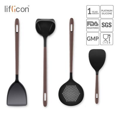 China *Brand Sustainable Silicone Cooking Japanese Cookware Set Silicone Gadget Set for sale