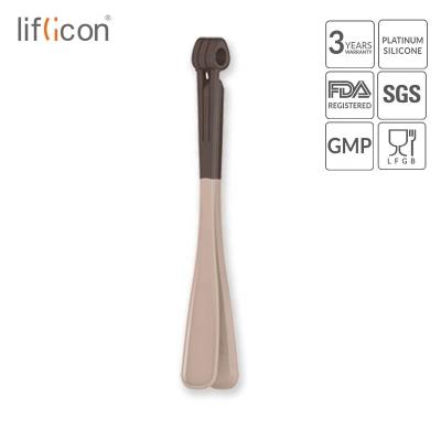 China Liflicon viable silicone covered cookware food tongs barbecue utensils easy to store folding portable grill cooking tongs for sale