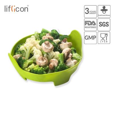 China Liflicon BPA Free Silicone Food Steamer Baby Products Utensils For Healthy Solid Food Heat Resistant Colorful Baking Tools BPA Free for sale