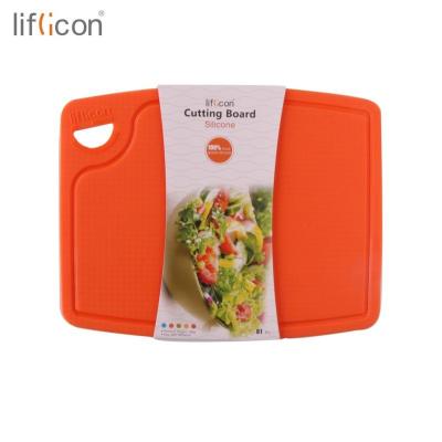 China +Liflicon Sustainable Cutting Silicone Rubber Panels For Kitchen Function With Holes Colored Multifunctional Non Slip Meat Grinder for sale