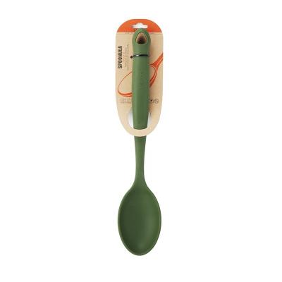 China #Liflicon viable silicone covered cookware spoon for cooking and soup serving for sale