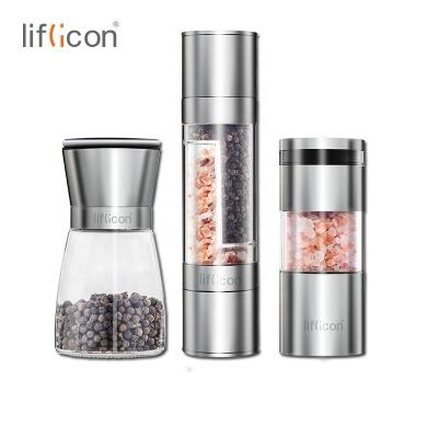 China #Liflicon 2019 Viable Newcomers Mills Stainless Steel Salt And Bottles Ceramic Pepper Shakers Grinders for sale