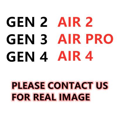 China TWS bass tws original (true wireless stereo) rename gps air 2 3 4 pro 1536u 1562a wireless charging earbuds 2022 gen 2 3 4 pro ANC logo earbuds for sale