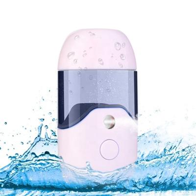 China 50ml Portable Nano Ultrasonic Nano Diffuser Portable Nano Ultrasonic Air Mister Skin Moisturizer Cooling Mist Cooling Mist Fan Spray Humidifier for sale