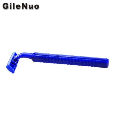 China Triple Blade Twin And Twin Blade Stainless Steel Handle Plastic Razor for sale