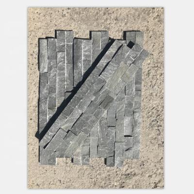 China Modern Gray Cultural Natural Stone , P013 Cultured Ledgestone Wall Panel for sale