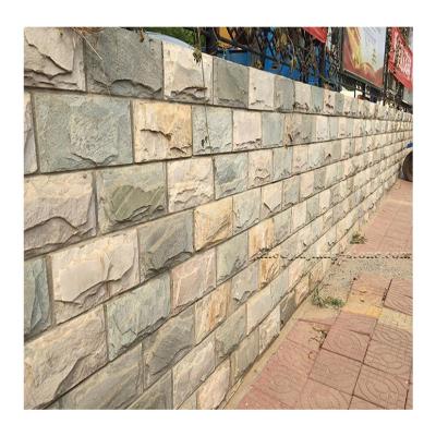 China Modern porcelain natural slate mushroom tiles stone wall facade mushrrom wall stone for wall cladding for sale