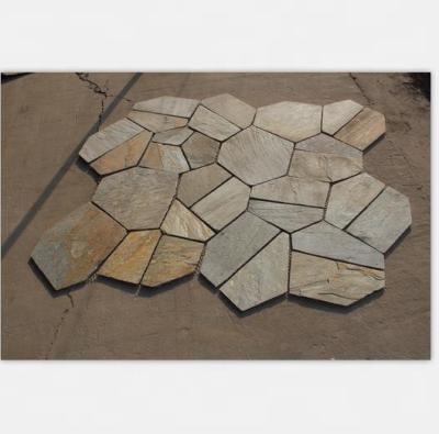 China Sale Traditional Type Slate Slab Flooring , Interlocking Paver Flooring Tiles for sale