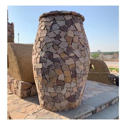 China Modern Outdoor Stone Tile Cultured Slate Wall Cladding Natural Stone Veneer Wall Cladding Wall Panel Stone Decoration Garden Sale for sale