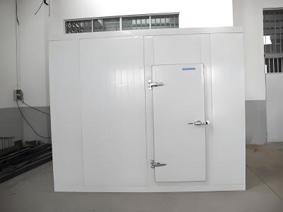 China Stainless Steel Mobile Cold Storage Electricity Powered Wheeled For Perishable Goods for sale