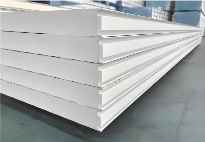 China White Prefabricated Cold Storage Board Flame Retardant B2 Grade Non Flammable PPGL SS Surface for sale