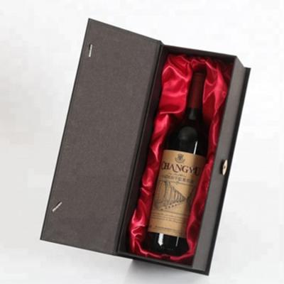 China Wholesale Handmade Luxury Wine Box Gift Box Magnetic Bottle Packaging, Sublimation Red Wine Packing Case for sale