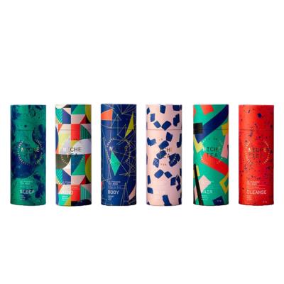 China Recycled Materials Customized Cylindrical Lip Balm Paper Tube Small Round Paper Tube Lipstick Packaging Box For Cosmetic for sale