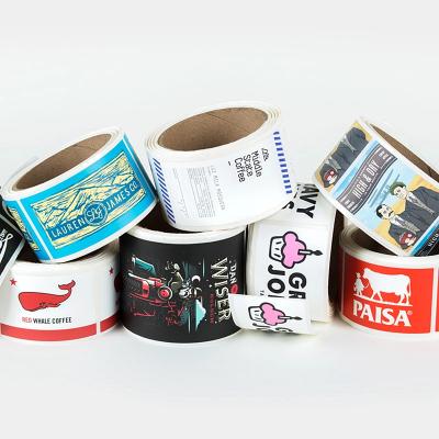 China Eco-friendly Luxury Custom Whips Private Label Packaging Waterproof Printing Logo Sticker Labels Roll for sale