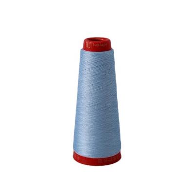 China Sustainable Popular Light Blue Color 2/28' S 50% Viscose 20% 30% Polyester Rabbit Nylon Core Spun Yarn for sale