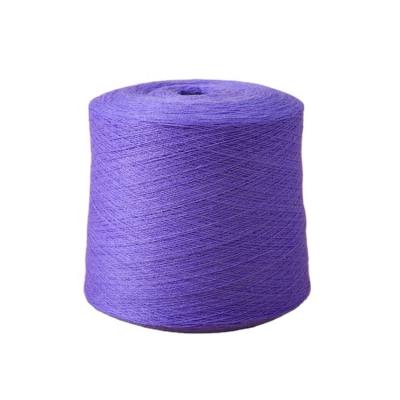 China Sustainable Top Noble Purple Color 2/28'S 50% Viscose 20% 30% Polyester Rabbit Fleece Nylon Core Spun Yarn for sale