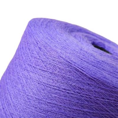 China Top Noble Purple Color 2/28' Best Viable Wholesale Prices S 50% Viscose 20% 30% Polyester Rabbit Fleece Nylon Core Spun Yarn for sale