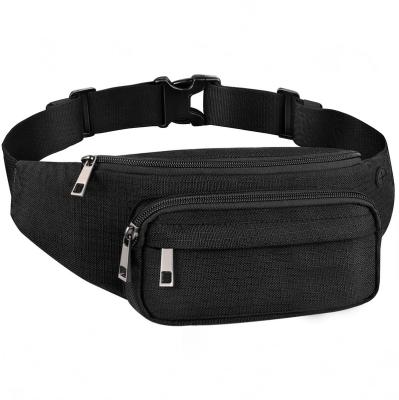 China Waterproof Nylon Pouch Bum Bag Running Fannypack Fanny Pack Bags Slim Hip Water Proof For Men And Women for sale