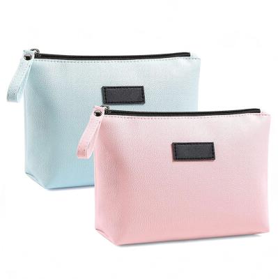 China Fashion Small Makeup Bag Pu Makeup Bag Travel Pouch Toiletry Bag for sale