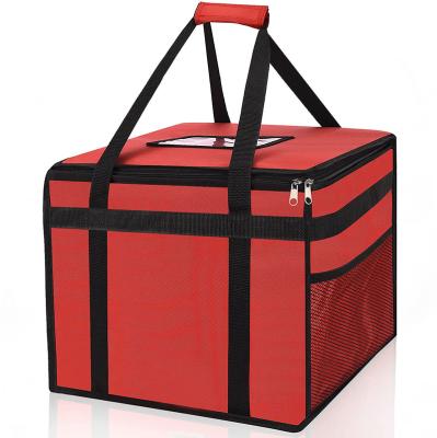 China Large Waterproof Custom Insulated Delivery Bags Delivery Cooler Bag Pizza Delivery Bag for sale