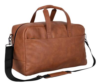 China Fashion Luxury Leather Travel Bags Leather Duffel Bag For Men Travel Weekend Weekender Duffel Bag for sale