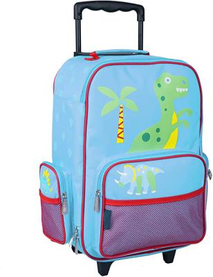 China Polyester Backpack Toddler Trolley Backpack Wheel School Backpack Hand Wheeled Rolling Bag for sale