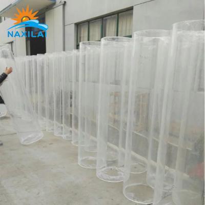 China NAXILAI Wear-Resisting Large Clear Diameter Cast Cylinder Acrylic Tube Clear Plastic Tube Cavity Acrylic Tube For Large Fish Aquarium Project for sale