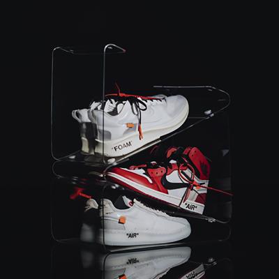 China Durable Multifunctional Custom Display Gift Box Sneaker Display Clear Acrylic Organizer Storage Box for sale