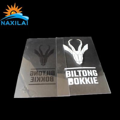 China Naxilai Durable Cut-to-Size Printed Acrylic Sheets Durable Acrylic Sheet Advertising UV Printing With Screws Wall Hanging for sale