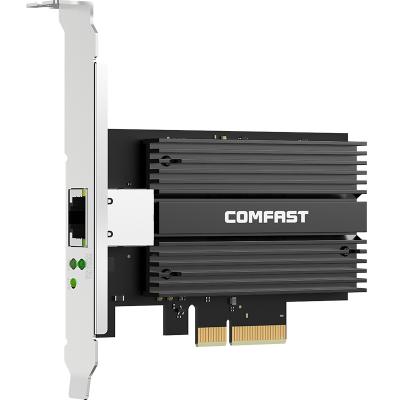 China CF-P100 V2 PCIe Gigabit Ethernet Desktop Network PCI-e to RJ45 LAN Adapter 10G for sale