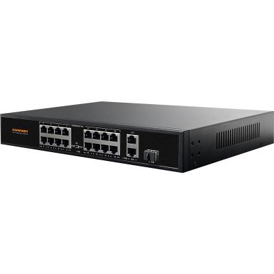 China COMFAST CF-SF1162P POE Ethernet PoE Switch 16 Ports 19 Ports 802.3af/at 200W POE Gigabit Network Switch for sale